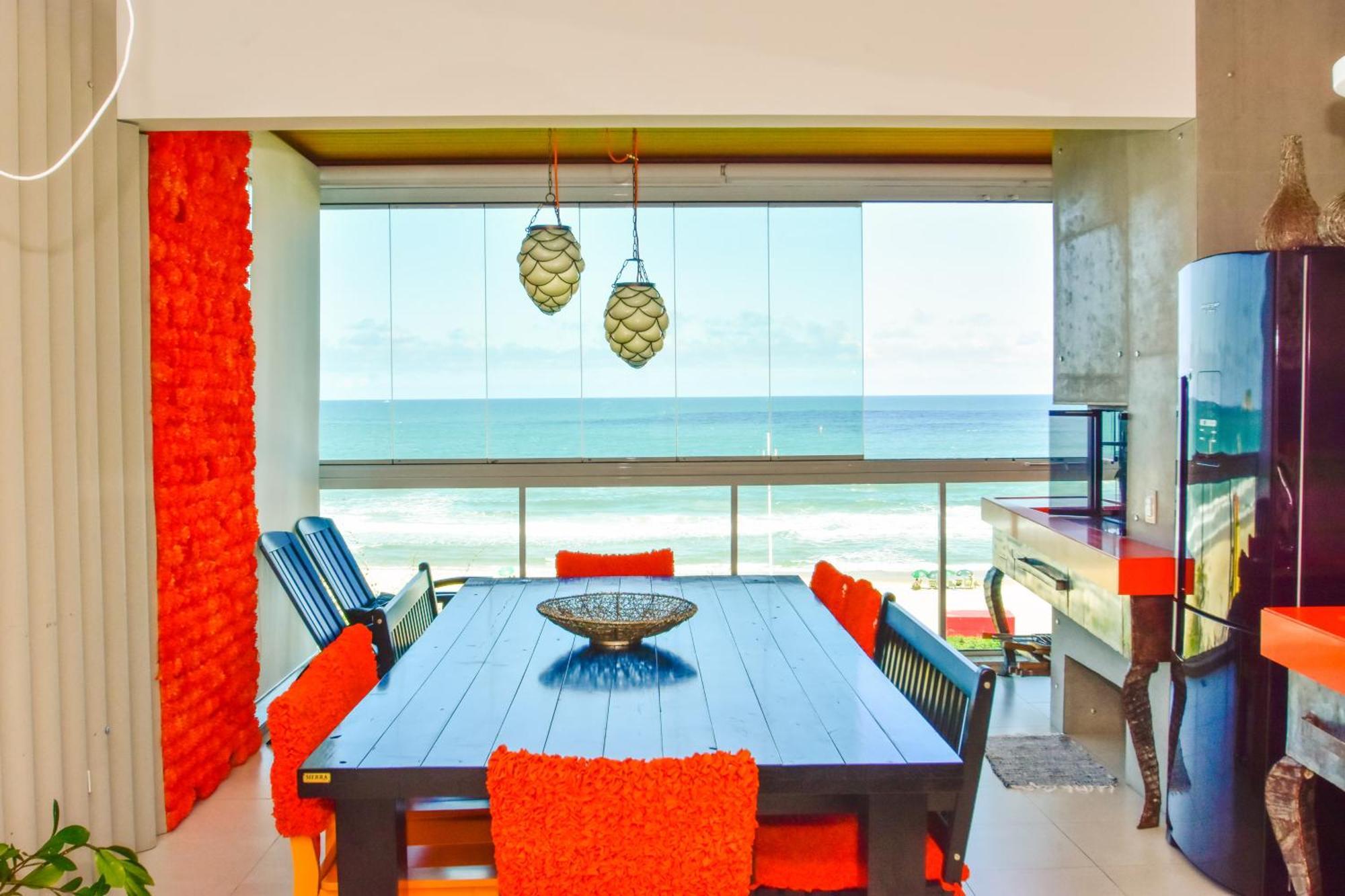 Apartamento Frente Mar Na Praia Do Santinho N880 Florianópolis Exteriör bild
