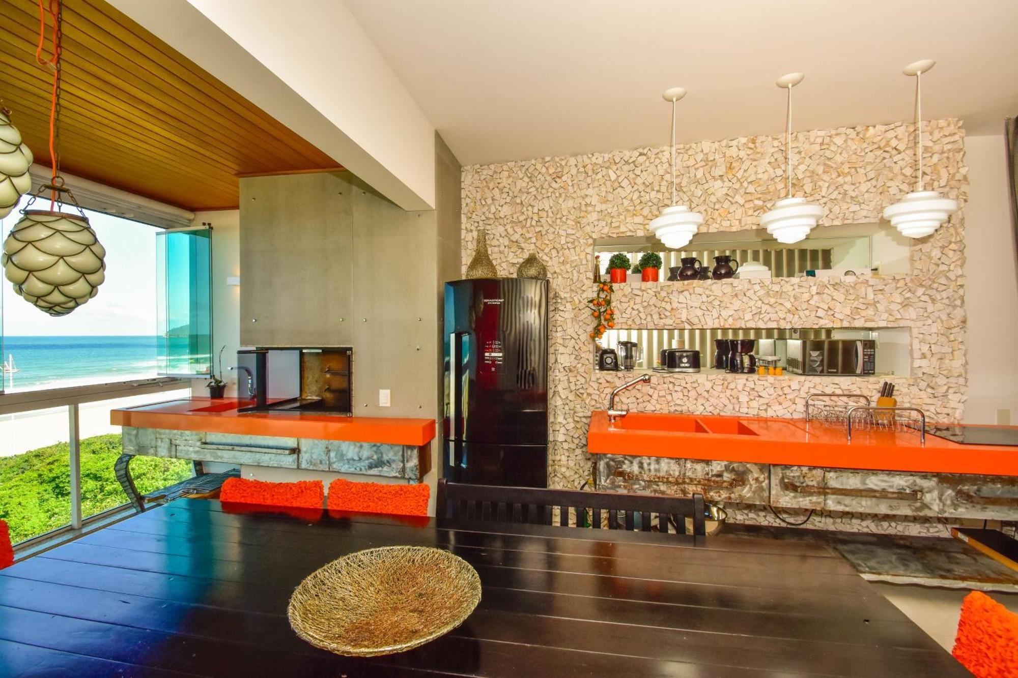 Apartamento Frente Mar Na Praia Do Santinho N880 Florianópolis Exteriör bild
